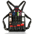 Hot Selling Black Utility Polyester Custom Logo Large Capacity Men's Portable Barber Chest Bag Custom Logo