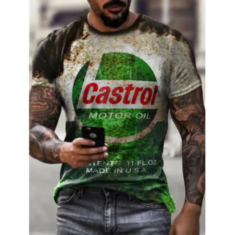 New Arrival Vintage Home T Shirt for Men Habits Pour Homme Printed on Demand Digital Printing Dress Shirts