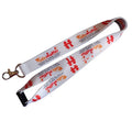 Custom Sublimation Nylon Neck Strap Wrist Strap Polyester Blank Lanyard Hook Printed Phone ID Card Keychain Logo Lanyard