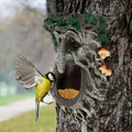 Fantasy Tree Monster Bird Feeder Durable ABS Resin Fairy Tale Intricate Design Outdoor Garden Decor Attracts Birds Adds