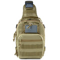 Unisex Waterproof Polyester Tactical Crossbody Sports Bag Oxford Cloth Camouflage Design for Men/Women's Fitness Shoulder Chest