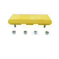 Leehui High Quality 355mm Yellow Poly Track Pads with Nuts for Milling Machine W2100/W220(i)/W2200/W250(i) PN.2102698