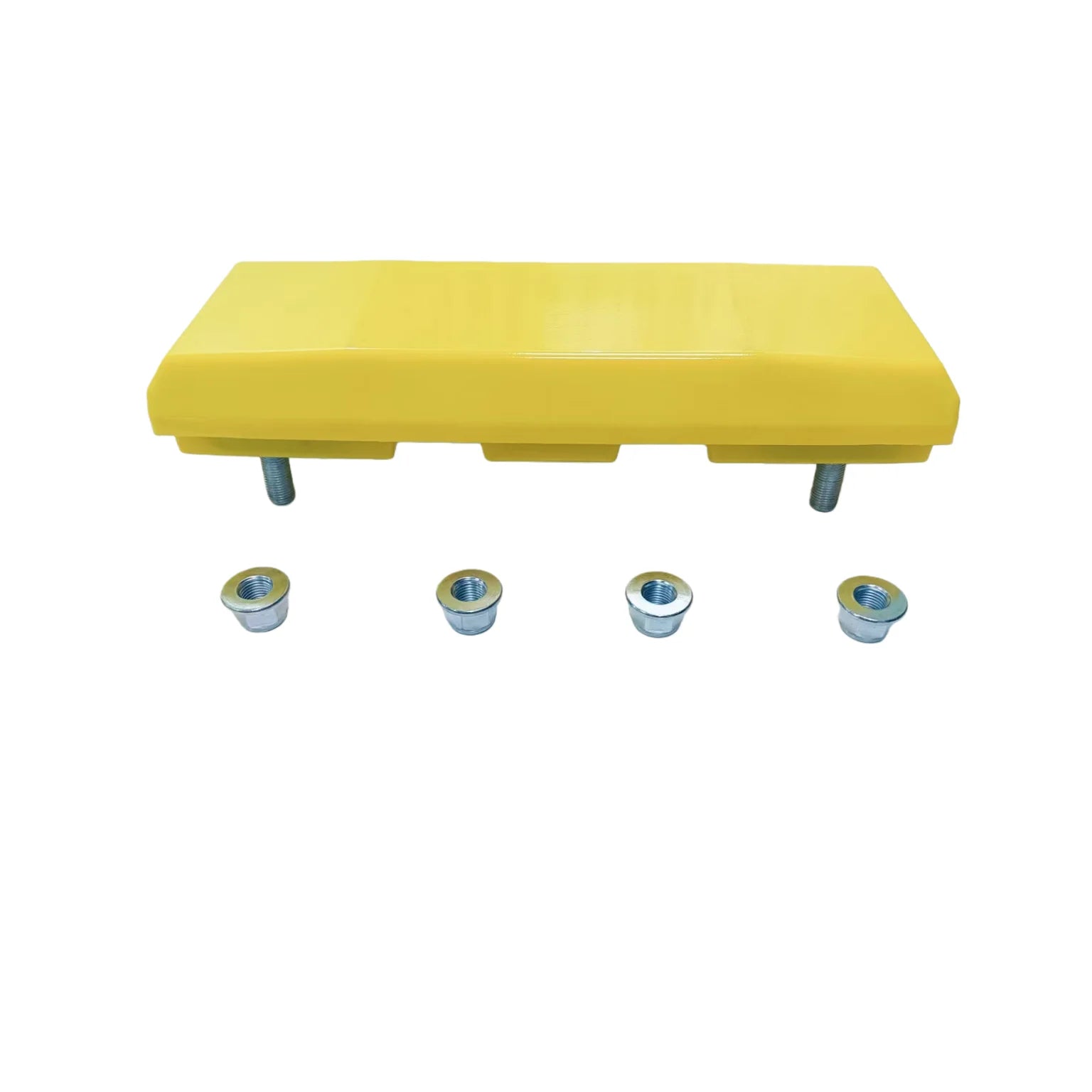 Leehui High Quality 355mm Yellow Poly Track Pads with Nuts for Milling Machine W2100/W220(i)/W2200/W250(i) PN.2102698