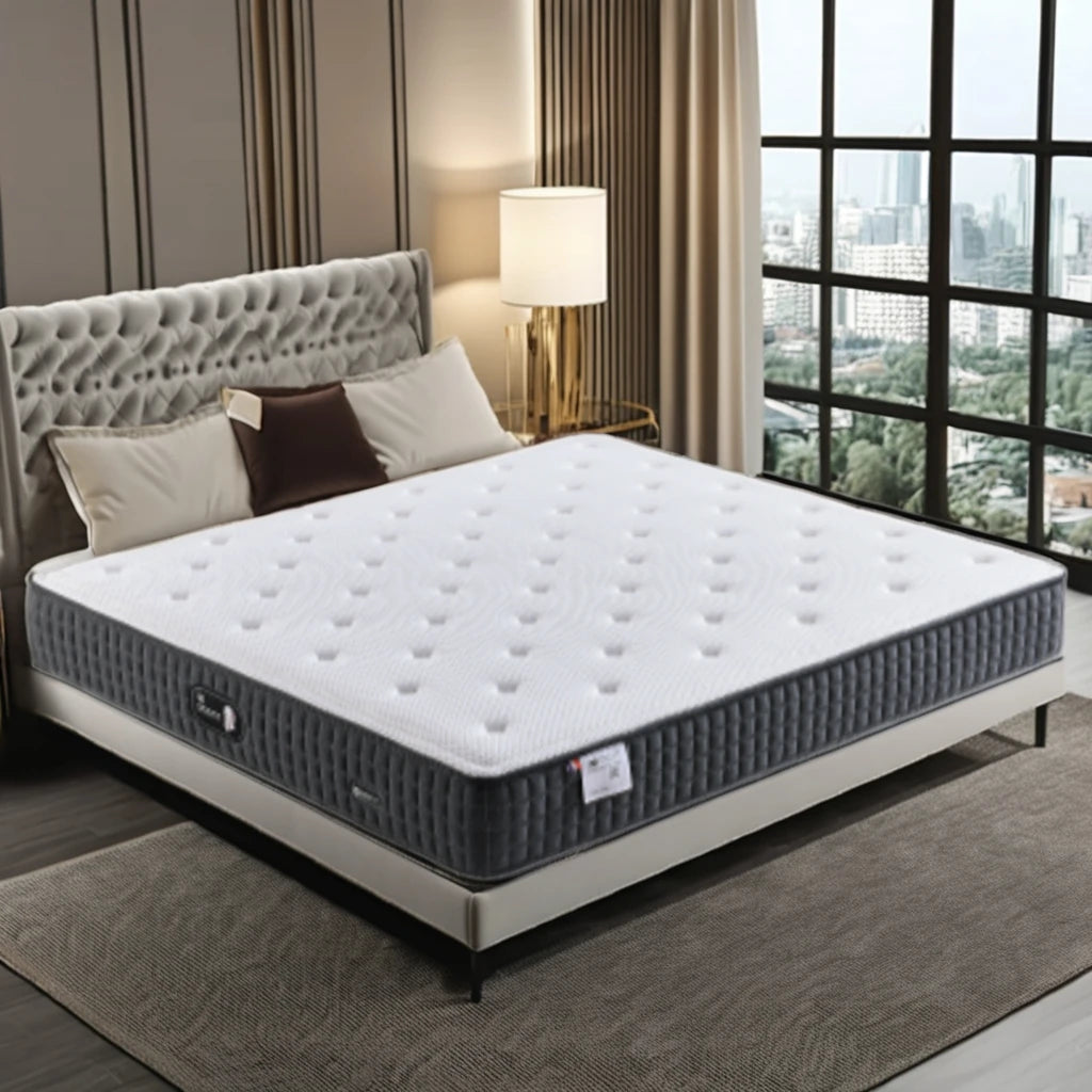 Hot Selling King Size Natural Latex Roll-Up Mattress Gel Memory Foam Coil Spring Massage Air Hotels Villas Bedrooms Outdoors