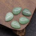 2026 Natural Green Aventurine 10*14MM Smooth drop shape Loose Gemstone Cabochon