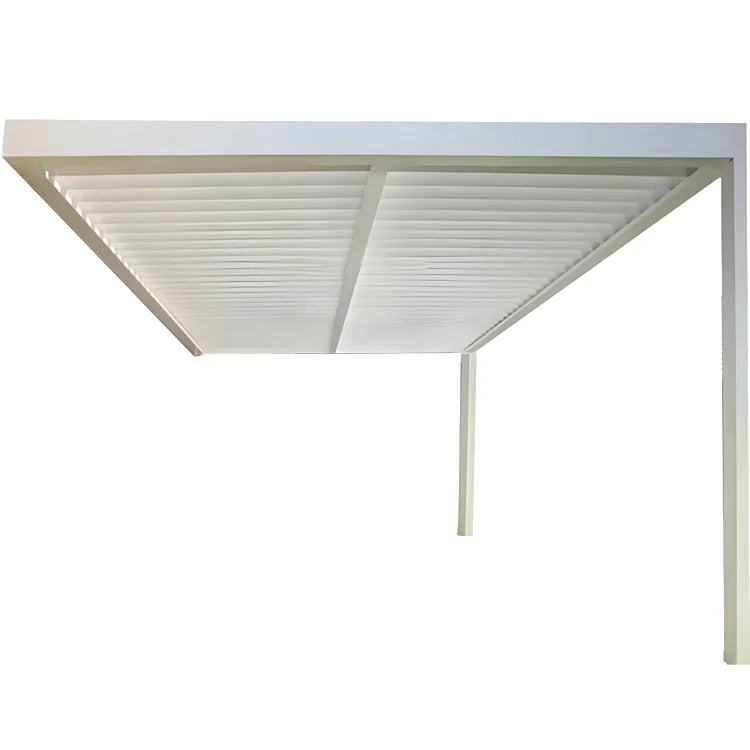 Gumei Customized Patio Motorized Louvre Roof Bioclimatic Waterproof Sun Shade Bioclimatique Aluminum Pergola Outdoor