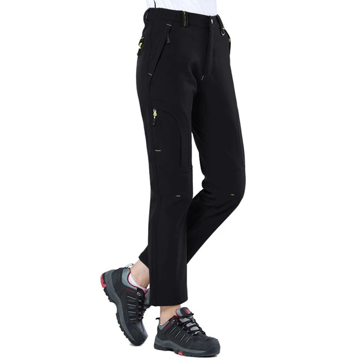 Hiking  Fleece Pants Winter Waterproof Jogger Sweat Pants WomenClimbing Women's Trousers & Pants