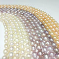 9-10mm AA Grade Natural Freshwater Rice Shape Pearl Loose Wholesale Pearls
