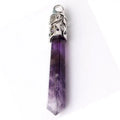 Hongzhuo Wholesale Chakra Spiritual Opal Necklace Point Pendulum Healing Crystal Pendant Necklace Jewelry