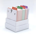 Free Sample Adult Card Game Playing Affrimation Card Customized  Funny Question Cards Game Printing Services