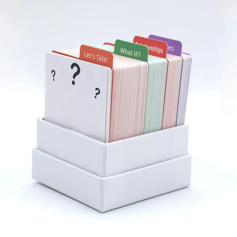 Free Sample Adult Card Game Playing Affrimation Card Customized  Funny Question Cards Game Printing Services