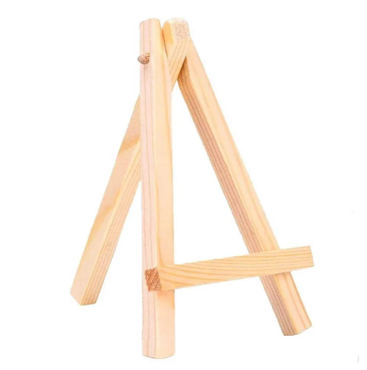 Art Supplier 7X12.5cm Mini Wood Display Easel for Small Artworks MegaBDM