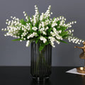YOPIN-927 Plastic Convallaria Majalis Artificial Lily of the Valley for Flower Bouquet
