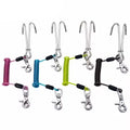 High Quality 316 Stainless Steel Anti Corrosion Scuba Spring Coil Lanyard Diving Reef Hook for Underwater Snorkeling Surfing MegaBDM