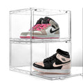 Hot New Foldable Transparent PP+ABS Dust Proof Magnetic Absorption Shoes & Clothing Storage Box