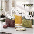 Fast Delivery Kitchen Sealed Fresh Airtight Jars Proof Crisper Food Grains  Plastic Storage With Lids
