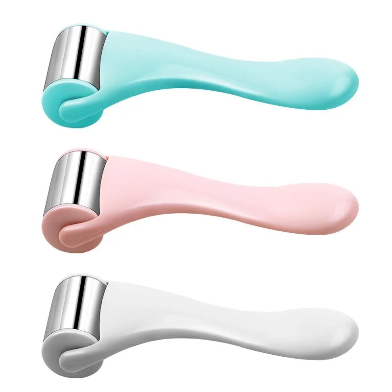 Stainless Steel Facial Body Ice Rollers-Derma Rolling System for Face Soothing Sunburn Repair Wrinkle Removal Cellulite