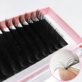 Black Hand Made Mink Lashes Lash Extensions Supplies Easy Fan Cashmere Eyelash Extension Lash Tray Wholesale