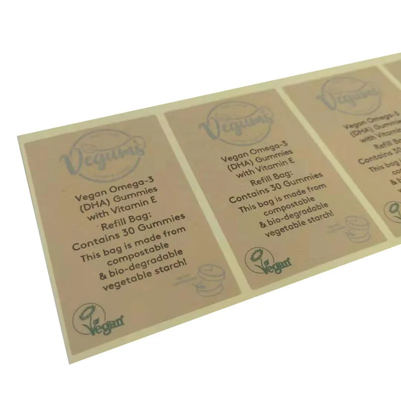 Custom Craft Vinyl Stickers Printing Adhesive Waterproof Label Company Logo Design Cartoon Custom Shapes Carton Packed Candle