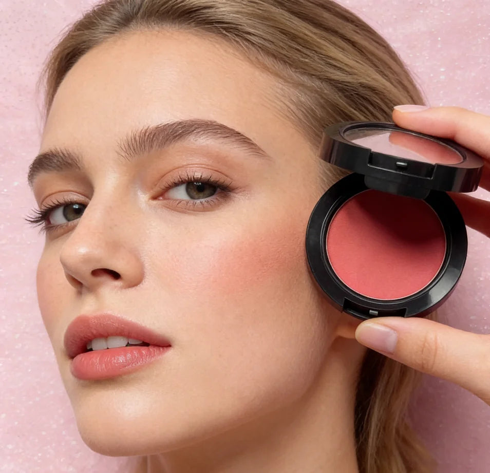 Custom Private Label High Quality Makeup 3 Layer Highlighter Blush Wholesale Long Lasting Vegan Shimmer Cream Highlighter Blush