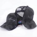 Wholesale 5 Panel Embroidery logo Velvet Custom Fur Furry Fuzzy Trucker Hat