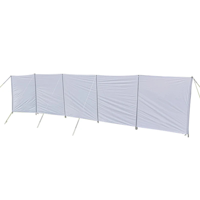 In Stock Four Season Wind Breaker Fence Privacy Screen Outdoor Camping PU Coating Wall for Beach Single Layer