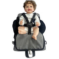 Booster Seat and Backpack Diaper Bag Booster Seat for Dining Table Foldable and Portable High Chair Seat