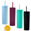 2022 New Products Wholesale Double Wall Plastic Water Cup 16oz Tumbler Plastic Water Cup 2021 New Products