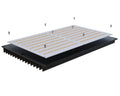 Profile Heat Sink Led Lights Heatsink Extruded Aluminum Black CNC Machine Square Aluminum Alloy 50w High Power Led Heat Sink 3.6