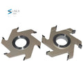 Tideway Slot Cutter125mm 6F Molding Cutting Wheels Milling 35mm Holes Thickness 3mm-20mm Combination Die Bit