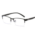 Metal Half Frame Myopia Glasses Square Myopia Glasses Men Women Anti Blue Light Myopia Eyewear Diopter 0 -1.0 to 6.0 Glasses
