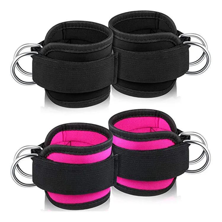 Adjustable Ankle Cuff Strap Thigh Pulley Attachment for Cable Machine Gym Home Workout Leg Training Accessory MegaBDM