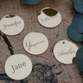 Personalized DIY Shape Name Place Luggage Tag With Elegant Cute Gift Acrylic Favor Tags Wedding Birthday Name Tags