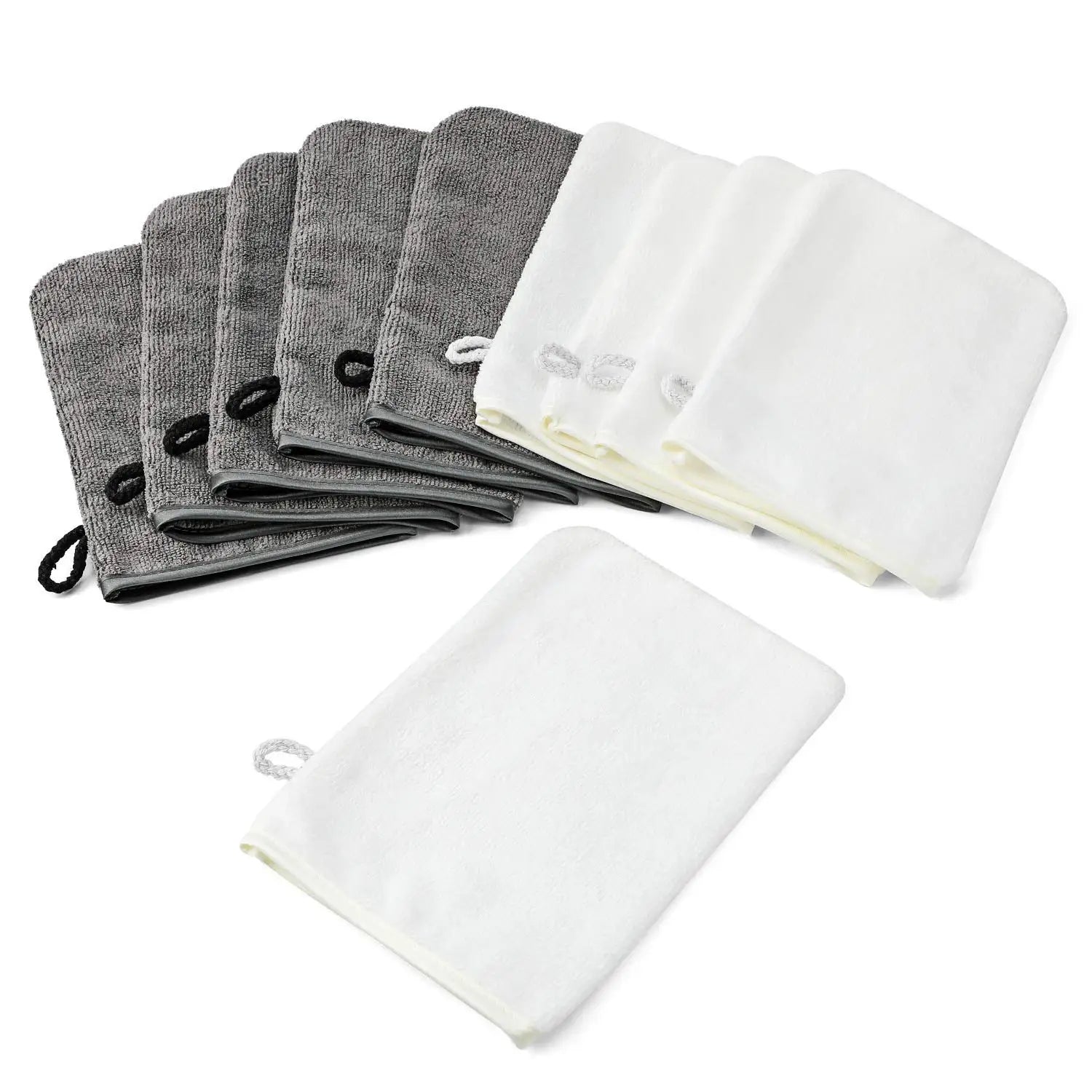 Microfiber Soft Body Wash Glove Exfoliating Shower Massaging Bath Mitt