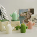 Wholesale Creative Handmade Cactus Scented Candle Home Decoration Soy Wax Atmosphere Souvenir Customized Mini Scented Candle