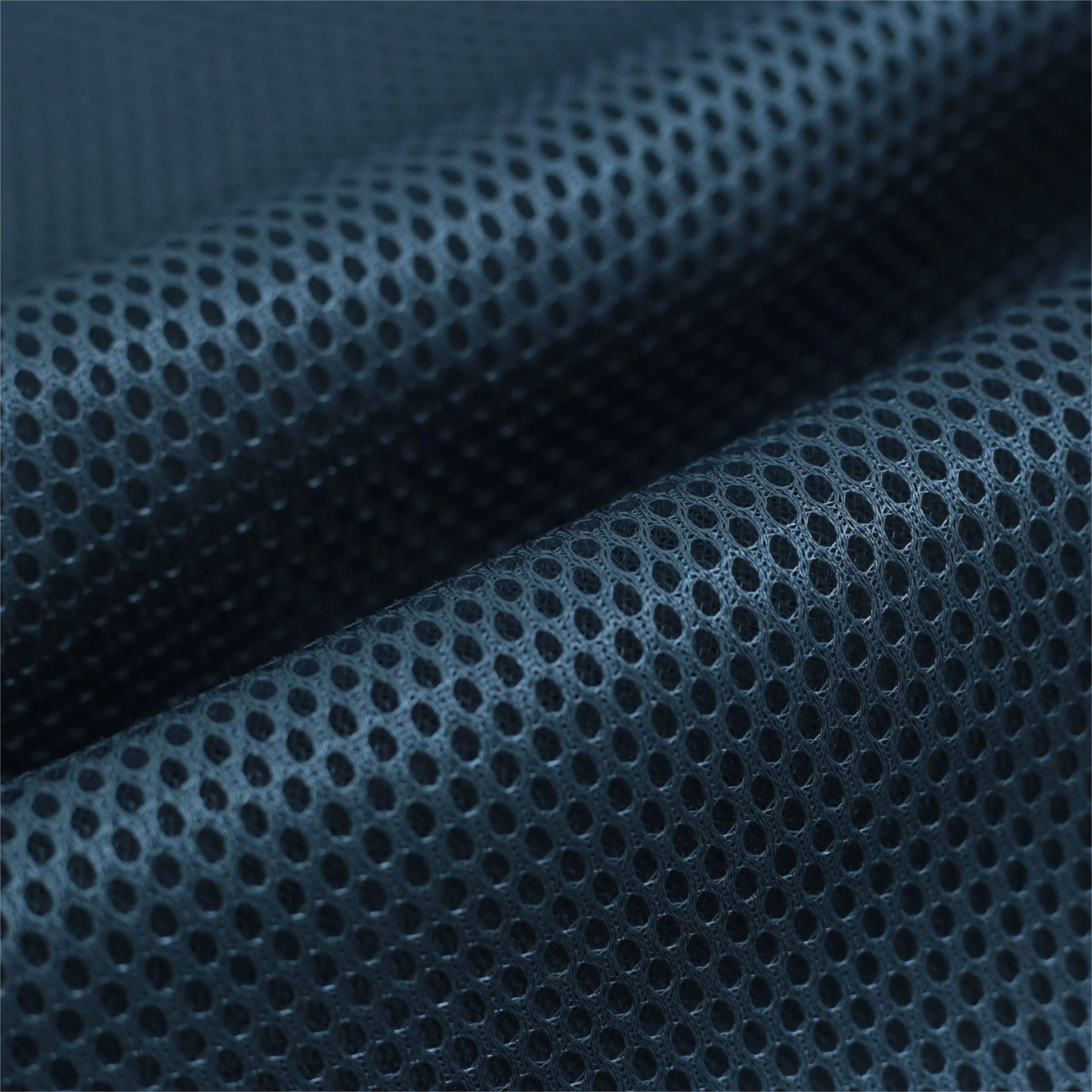 Jiangsu 100% Polyester Eco-Friendly Anti-Static Air Mesh Fabric Plaid Tricot 3D-01 Lightweight Tear-Resistant Car Bag Girls