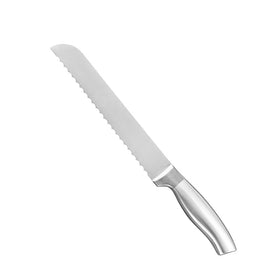 2025 New Professional Stainless Steel Knives OEM Custom 5 Pcs Stainless Steel Hollow Handle Kitchen Knife Set Chef Bread Knife