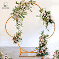 New Metal Balloon Arch for Wedding Party Golden Arch Decoration Flower Arch for Wedding