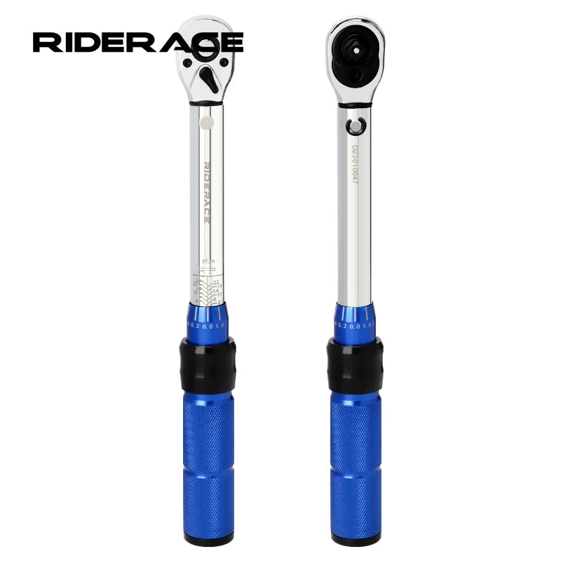 RIDERACE Set Kunci Pas Torsi 15 Buah Alat Kunci Allen Sepeda Arah Ganda 1/4 "2-24Nm Kunci Alat Rrasi Sepeda Motor Profesionaepa