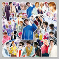 50PCS Factory Hot Star Peripheral Waterproof Decorative LUHAN Stickers for Bookshelves & Wardrobes