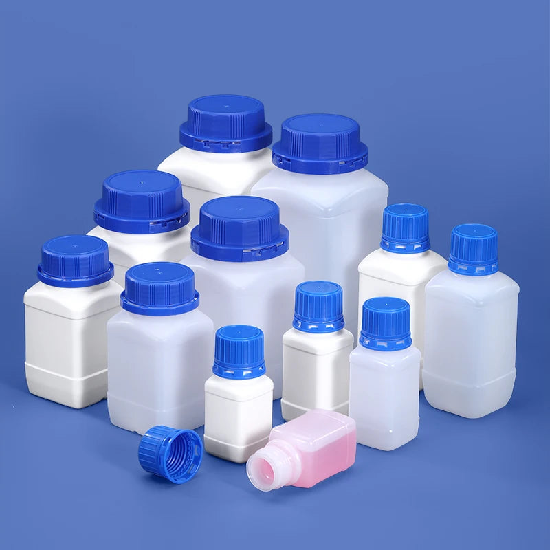 Factory Supply BPA Free Empty Chemical Liquid Container Leak Proof HDPE Laboratory Reagent Bottles