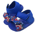 Soft Cartoon EVA Light Weight Flat Kids Slides Sandals Shoes Buckle Straps Sandals Baby Toddler Children Sandals