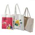 Design Your Own Custom Reusable Shopping Canvas Cotton Tote Bags Adjustable Buckle Zipper Closure Blank Canvas for Women Custom