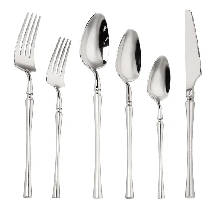 Nordic Western Custom 304 Stainless Steel Bright Small Wild Waist Steak Knife and Fork Household  Tableware Spoon