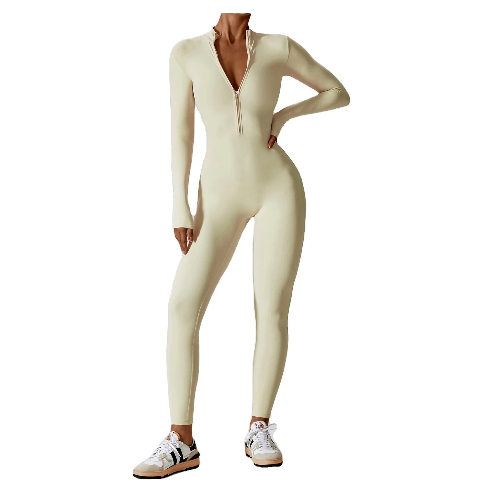 One Piece Sportswear Bodysuit  Women Fitness Sports Jumpsuit Seamless Gym Plus Size  Ribbed Gym Training Dancewear