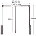 Manufacturer's Direct Supply of Pull-down Clothes Hanging Rods for Lifting Hangers