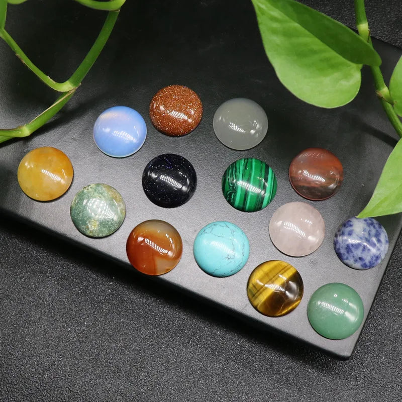 DIY Natural Gemstone size about 20mm Gemstone Loose Cabochon Wholesale Price