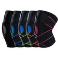 Customized Breathable Compression Strap Sports Knee Brace Silicone Pads Neoprene Knee Support with Spring bar