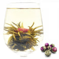 B1 Dried Gomphrena Globosa Blooming Flower Tea Balls High Standard Handcrafted Flowering Tea Balls