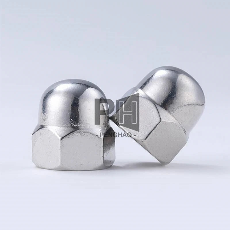 304 Stainless Steel UNF 8# 10# 1/4 5/16 3/8 Acorn Cap Dome Nuts Covers Hex Decorative Dome Blind Nut